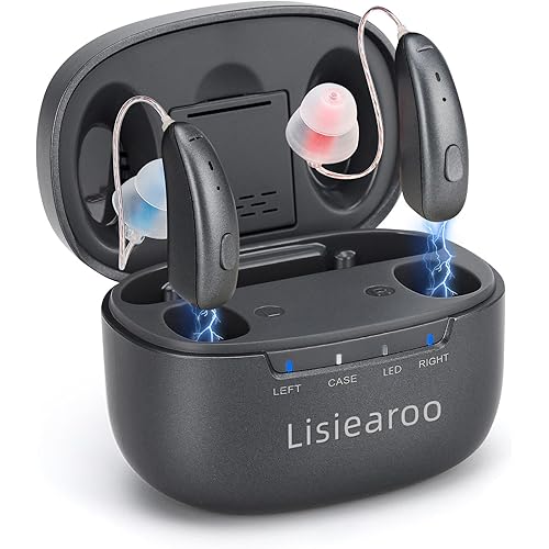 Rechargeable Hearing Aids with Intelligent Noise, 16-Channel Digital Sound Processing OTC Adults Hearing Amplifiers