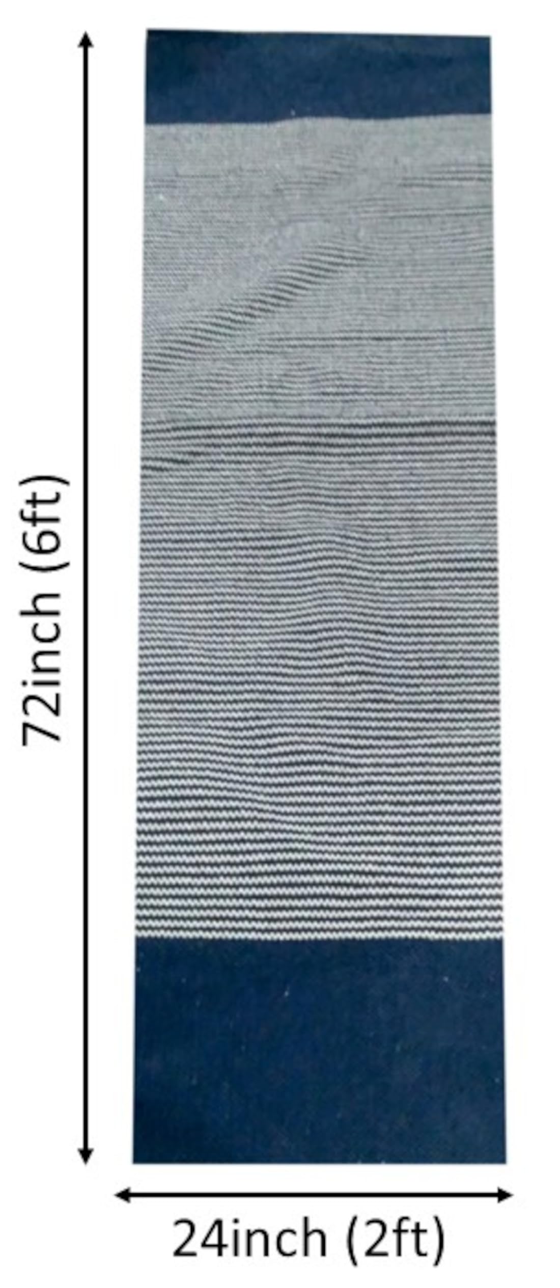 Purpledip Tapis de yoga tissé à la main en coton épais antidérapant conçu pour Yogasana, Pranayam, Surya Namaskar ou tout autre exercice (12043)