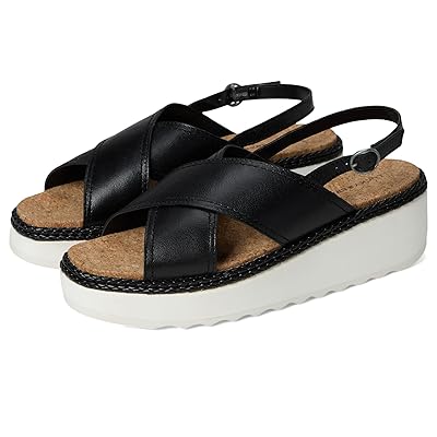 Lucky Brand Pebina Cross Band Wedge Sandals Women