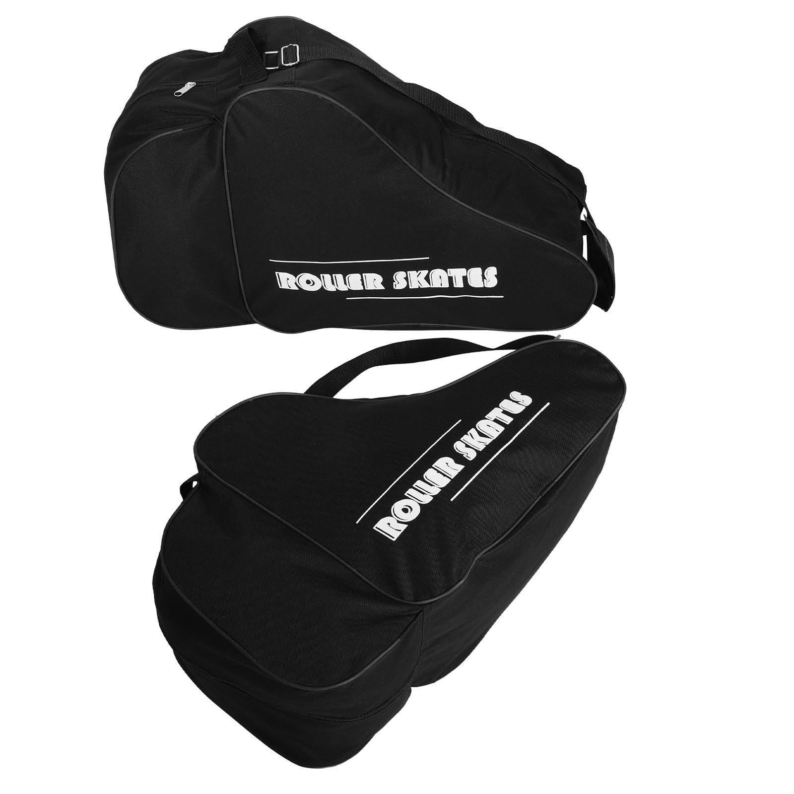 Healvian Borsa per Pattini a Rotelle e Ghiaccio 2 Pezzi Tracolla Ergonomica Resistente Agli Urti Multiscomparti Organizer per e Adulti Zaino Porta Scarpe da Pattinaggio per Trasporto