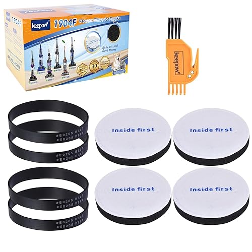 KEEPOW Kit de repuesto compatible con Eureka Powerspeed NEU182B, NEU181, NEU180 NEU180B NEU180C NEU182A NEU12CT NEU186 NEU188 NEU188A NEU190 NEU192A