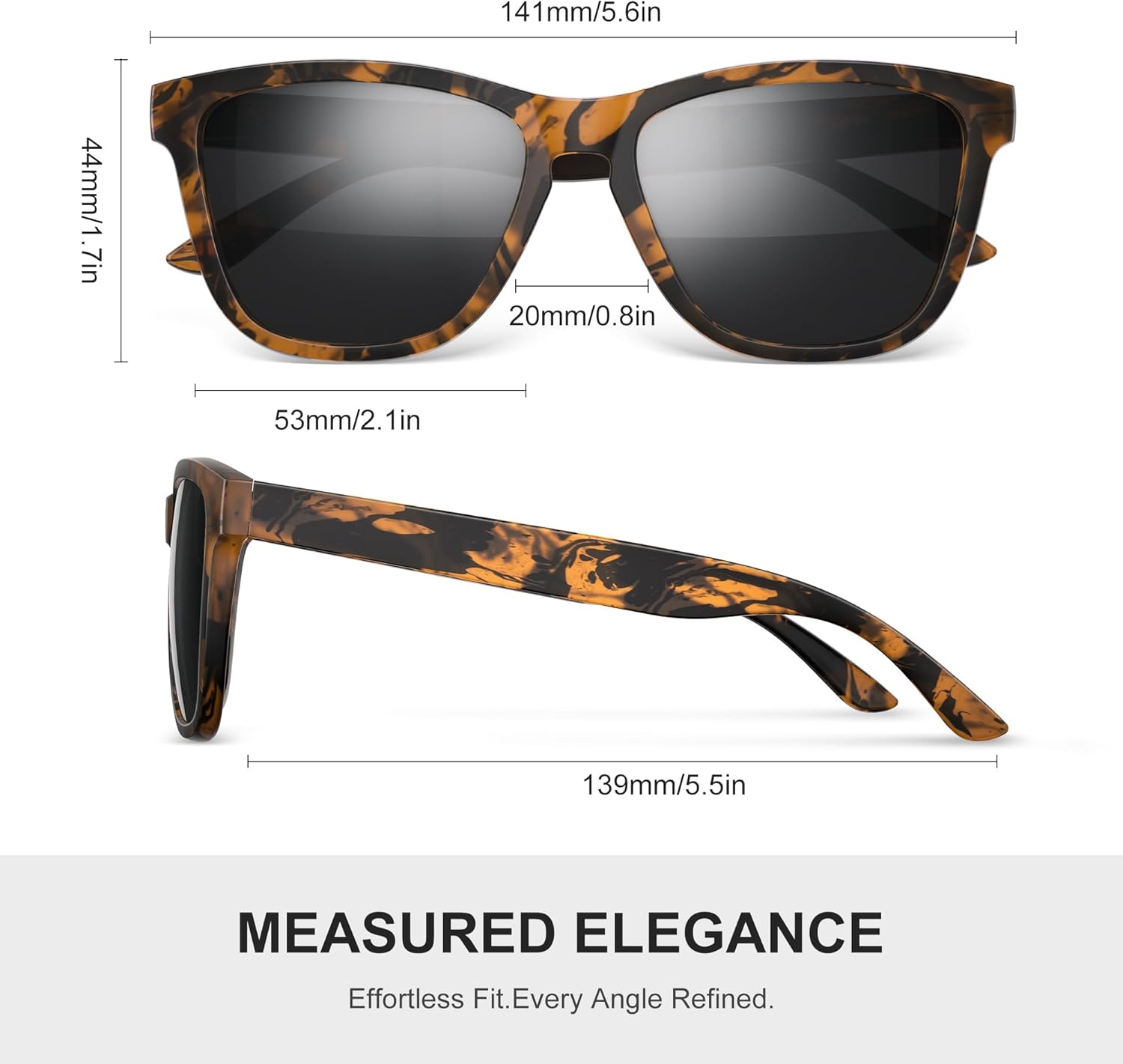 Polarized Sunglasses for Mens Womens - Fashion Men Sun Glasses Shades for Driving Fishing Lightweight UV Protection