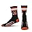 For Bare Feet NFL 4 Stripe Deuce Crew Sock, Cincinnati Bengals, Large