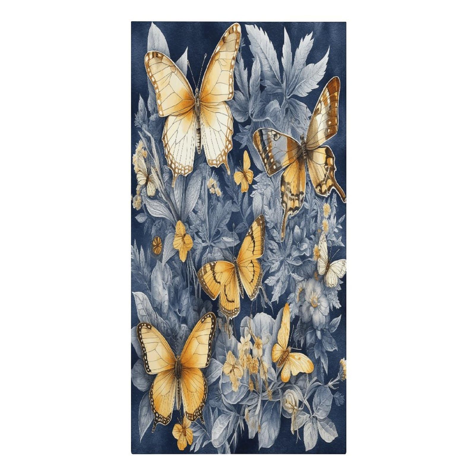 Adfgyerh Women's Style Several Species Of Butterflies Microfiber Sand Free Towels Large Quick-Dry. Beach Towel For Swimming Pool Camping Beach .Beach Accessories， They Are Essential Accessories For Adults, And Men, V