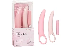 SE-4805-10-3 Inspire Silicone Waterproof Vibrng Dilator Kit with Removable Wireless Stimulator (Pink, 3 pcs)