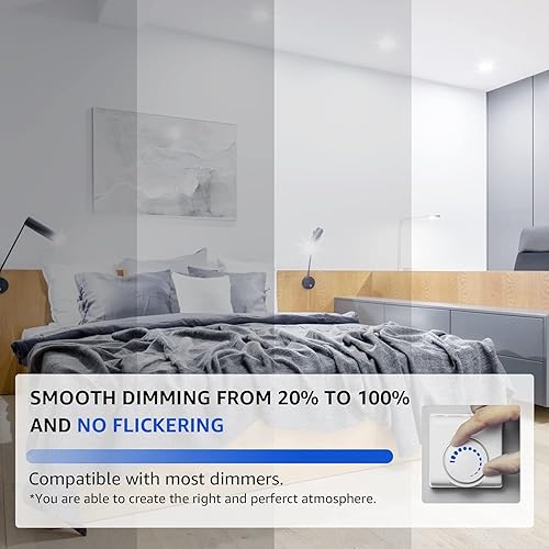 Miniatura 10 de MASTERY MART Bombillas LED GU10, equivalente a halógenos de 50 W, regulables de 4.5 W, bombillas LED MR16 Spot G10 de repuesto para iluminación de