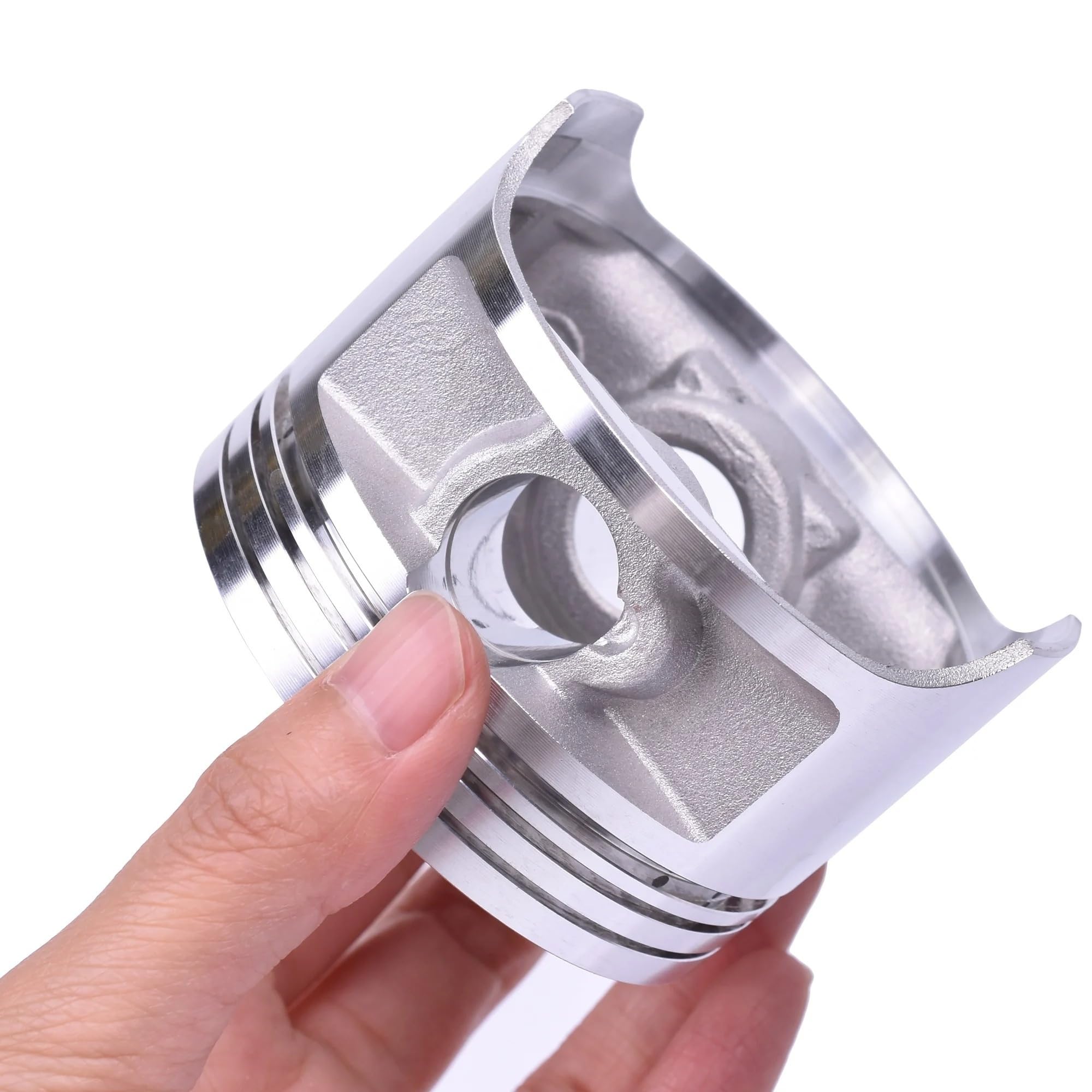 Pistones 47mm Para Suzuki DR200 DF200 GS200 Para GS DF DR 200 66mm 200CC Motor De Motocicleta 1 Cilindro Kit De Anillos Pistón Pin 16mm De Altura Cilindro(STD set)