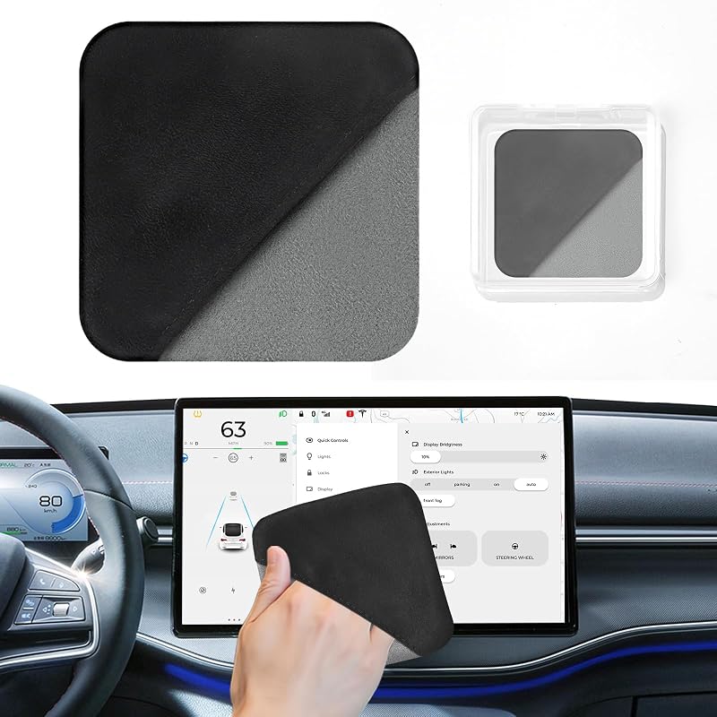 Pano de Microfibra para Limpeza de Tela Automotiva HiShutiao com Estojo de Acrílico