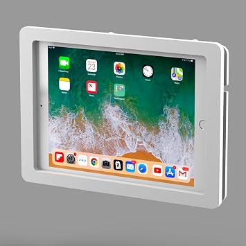 Anti-Theft Acrylic 75x75 100x100 VESA Case for Apple iPad 7/8/9 10.2" Tablet White, iPad 7/8/9 10.2"