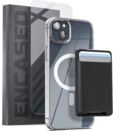 Miniatura 10 de ENCASED Funda magnética con protector de pantalla para iPhone 14 Plus de 6.7 pulgadas, compatible con MagSafe (transparente)