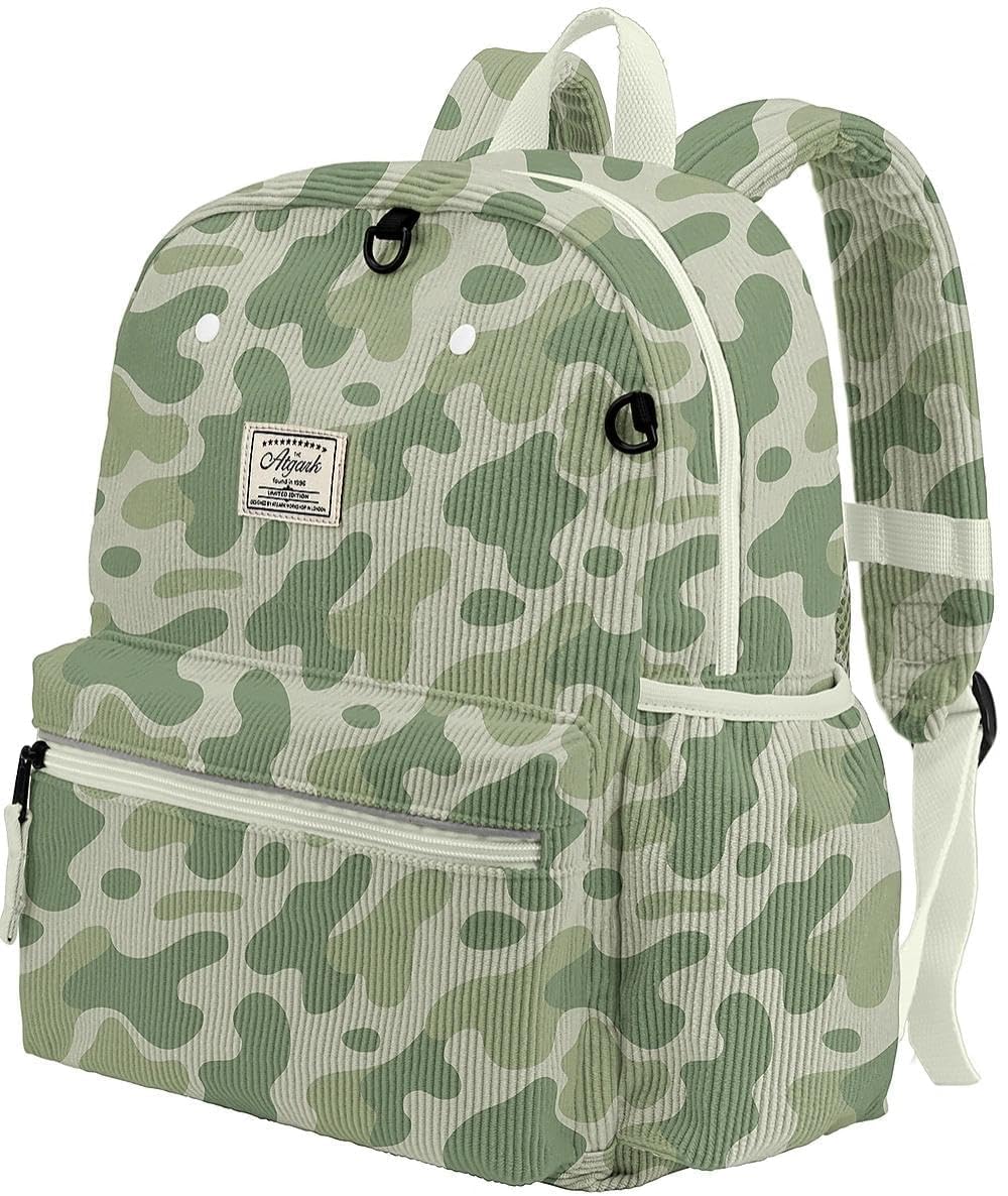 Corduroy Kids Backpack for Boys 6-10: Boys Backpacks for Elementary Kindergarten 15” H Fit Folder