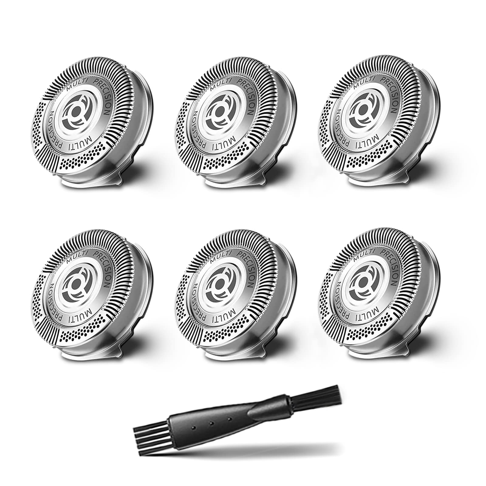 SH50/52 Replacement Heads for Philips Norelco Shavers Series 5000, PowerTouch, AquaTouch, OEM SH50 MultiPrecision Blades Upgrade Head 6 Pack