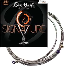 Dean Markley Cordas De Guitarra Elétrica Nickelsteel Signature Series, 10-56, 2503C, Regular 7 Cordas