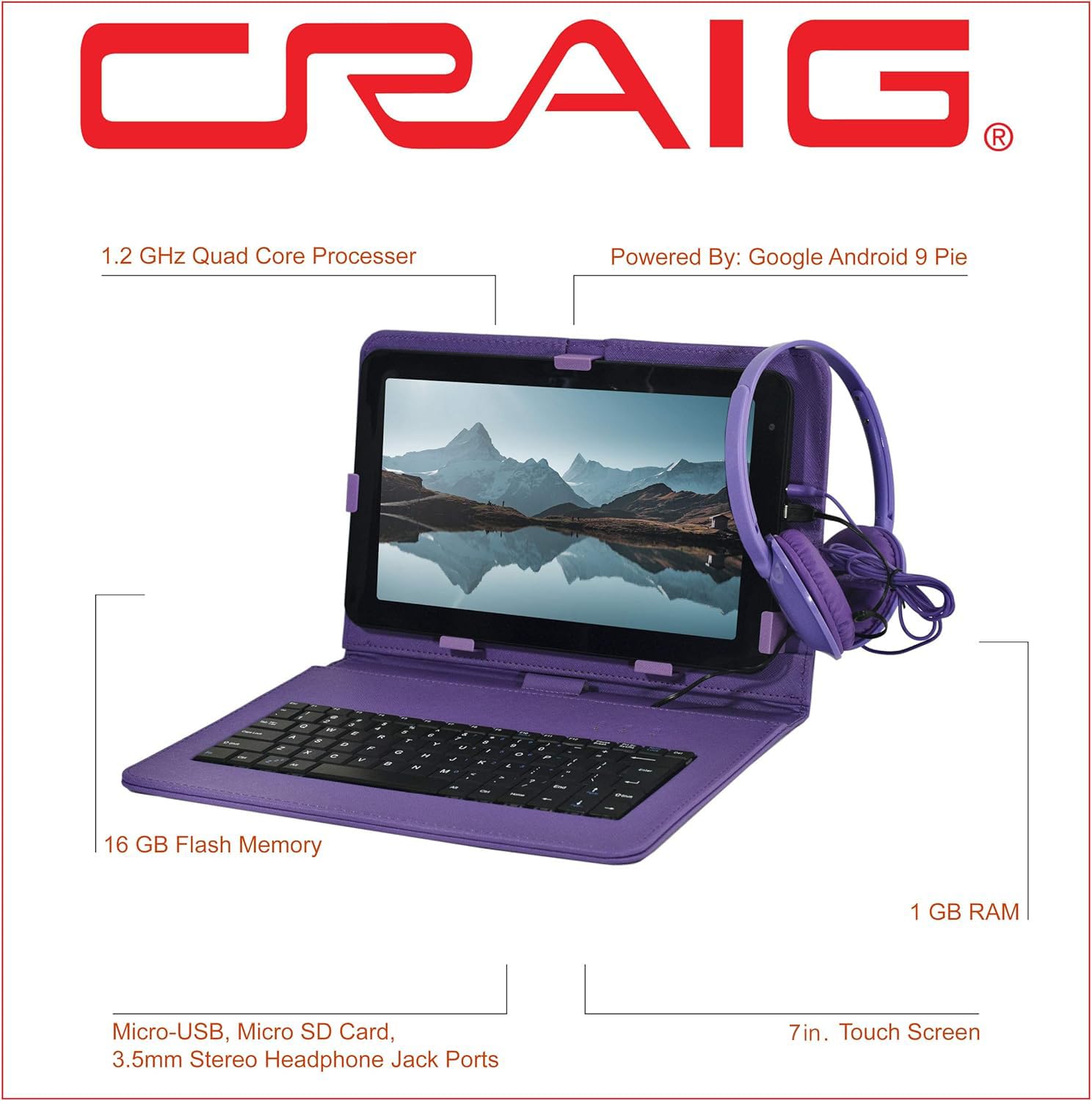 Amazon.com : Craig CMP838 BUN-F-BL 7
