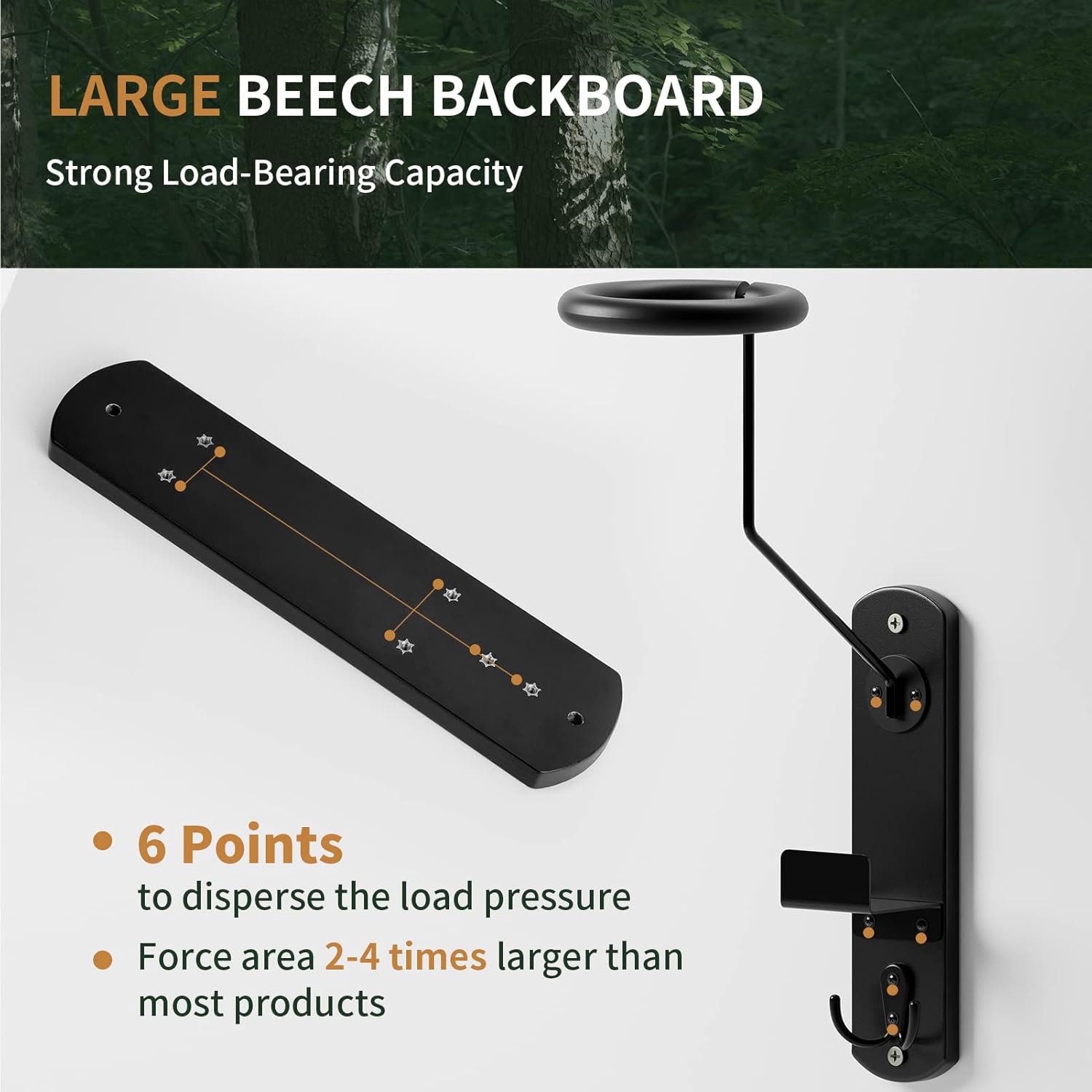 Ackitry Motorcycle Helmet Holder Wall Mount, Helmet Rack with Gloves Holder and Double Hook, Helmet Hanger for Coat, Cap, Hat, Baseball, Backpack, Football Helmet and Motorcycle Accessories (2 Pack) : Automotive