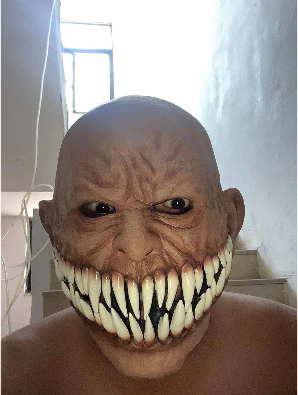 Tree Stump Man Mask Halloween Latex Adult Mask Cosplay Face Headgear