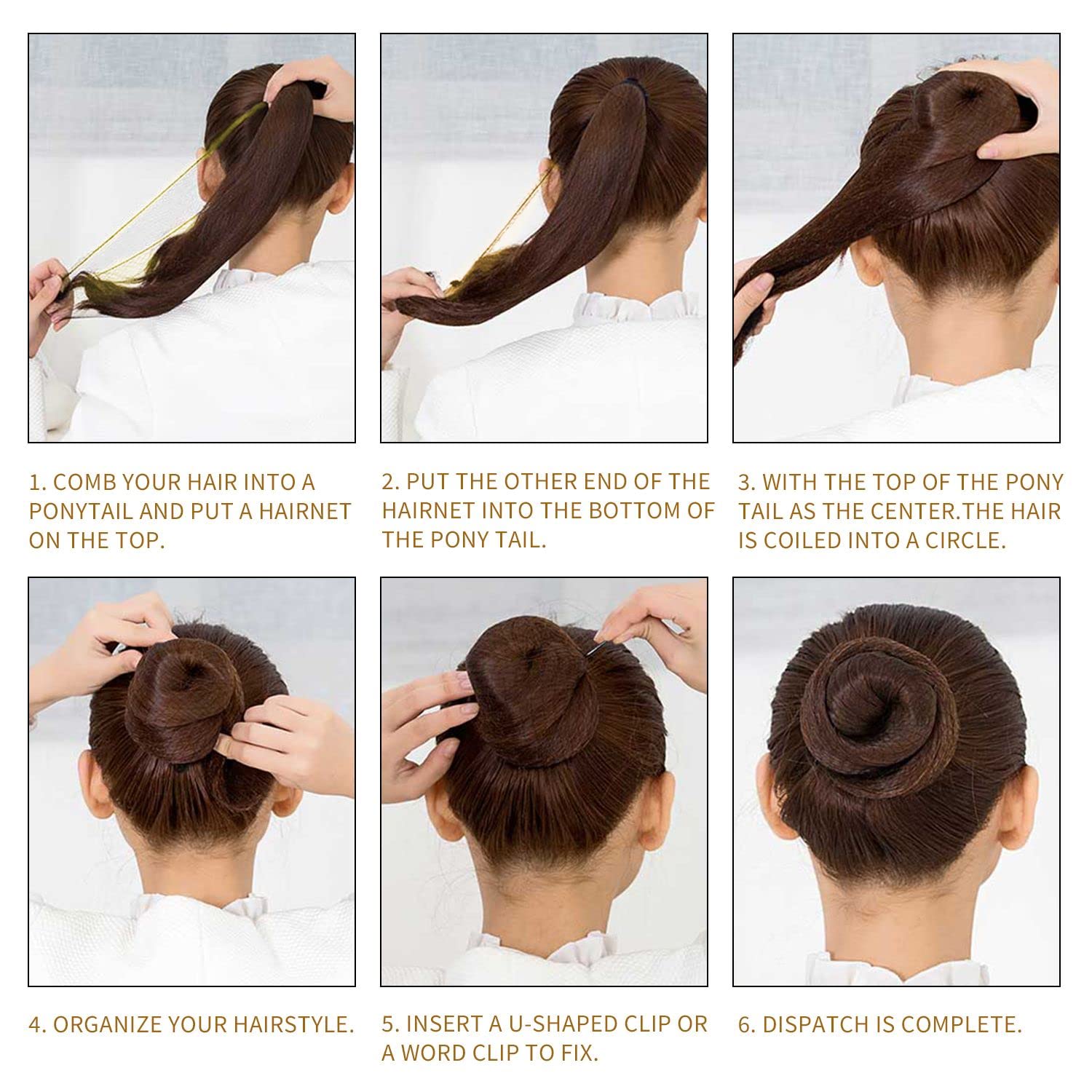 Reti per capelli bionde invisibili elasticizzate 50 cm