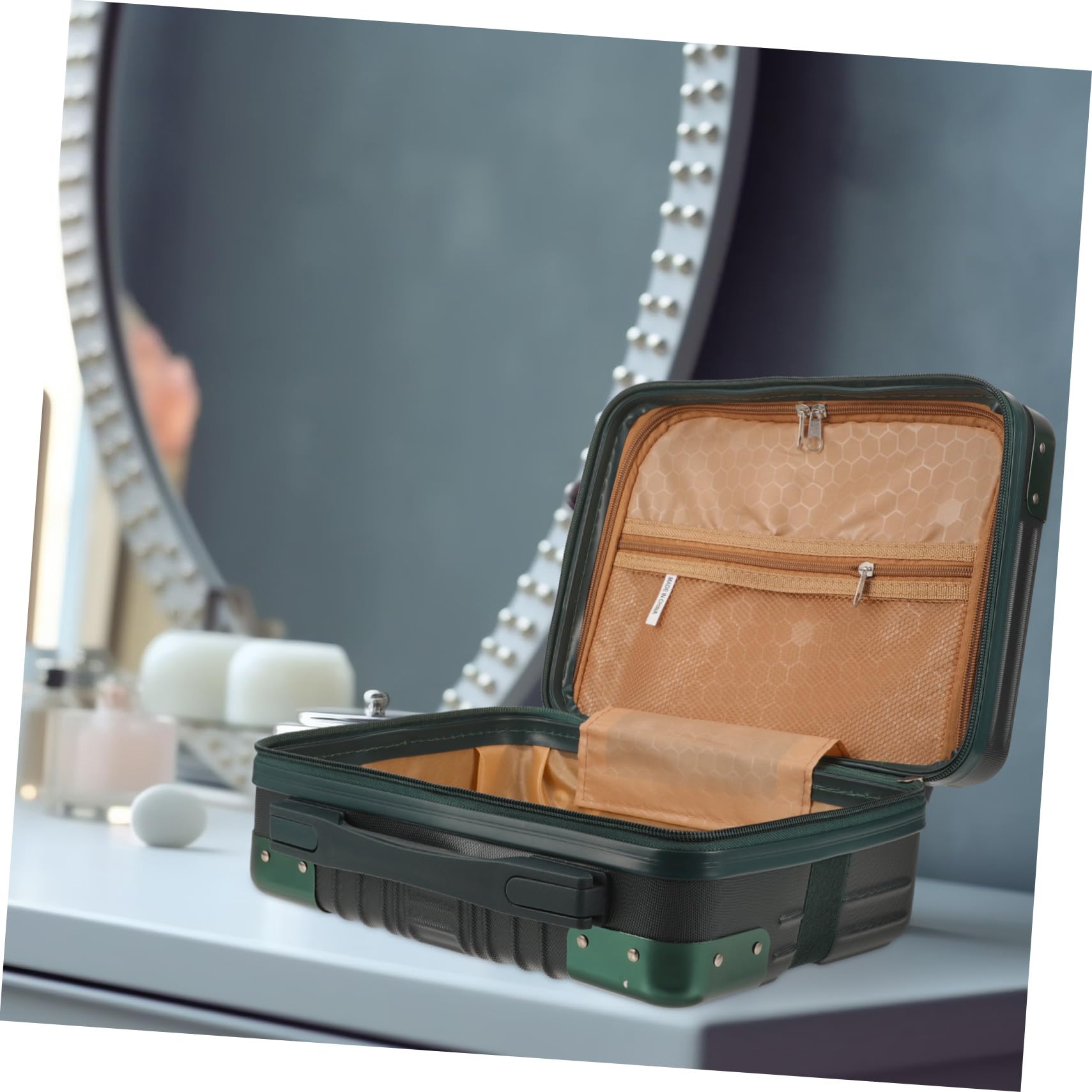 Valigia Piccola Resistente all Usura da Valigetta Portaoggetti Semplice per Cosmetici Realizzata in Materiale
