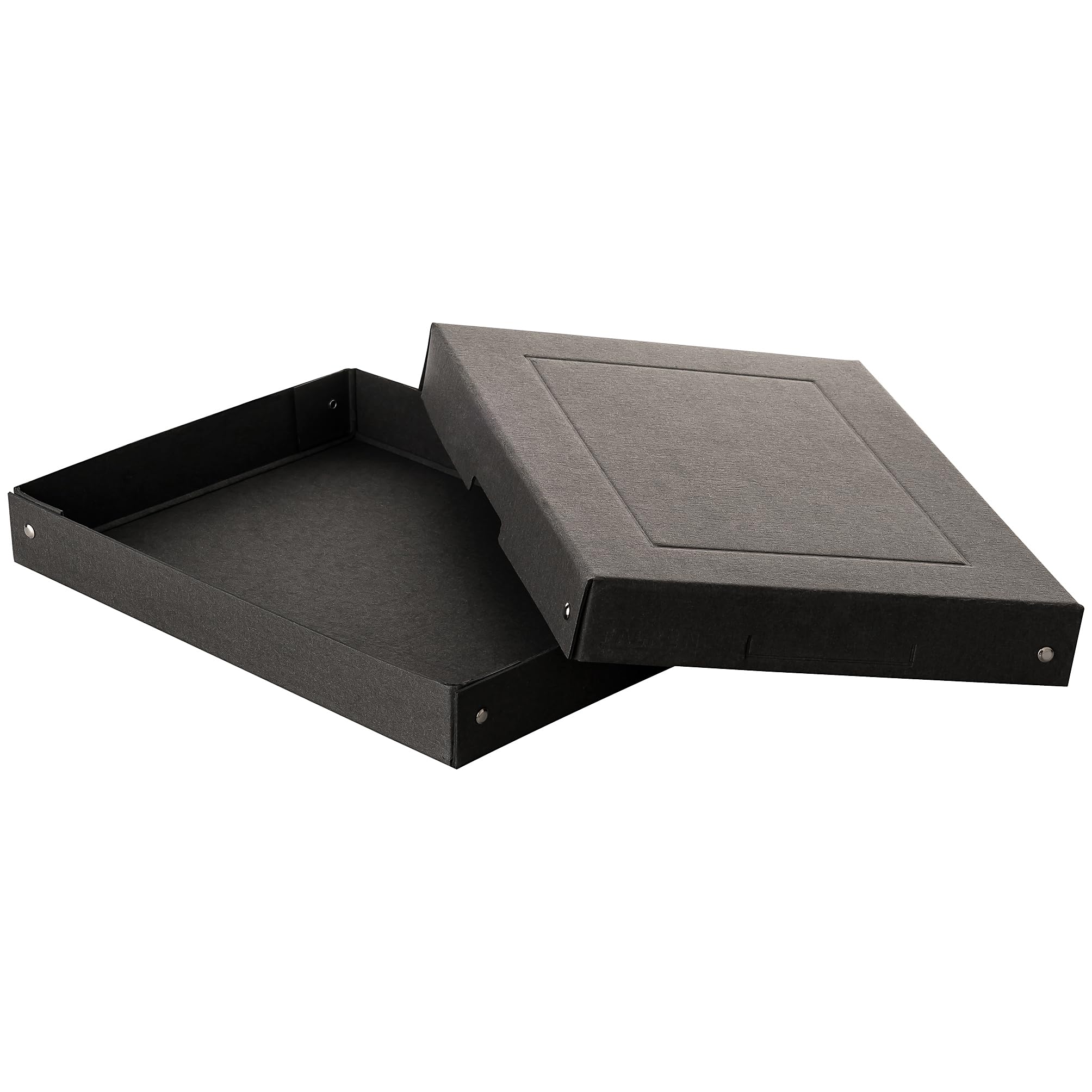 FALKEN 5x PureBox Black aus Recycling-Karton 40 mm hoch DIN A4