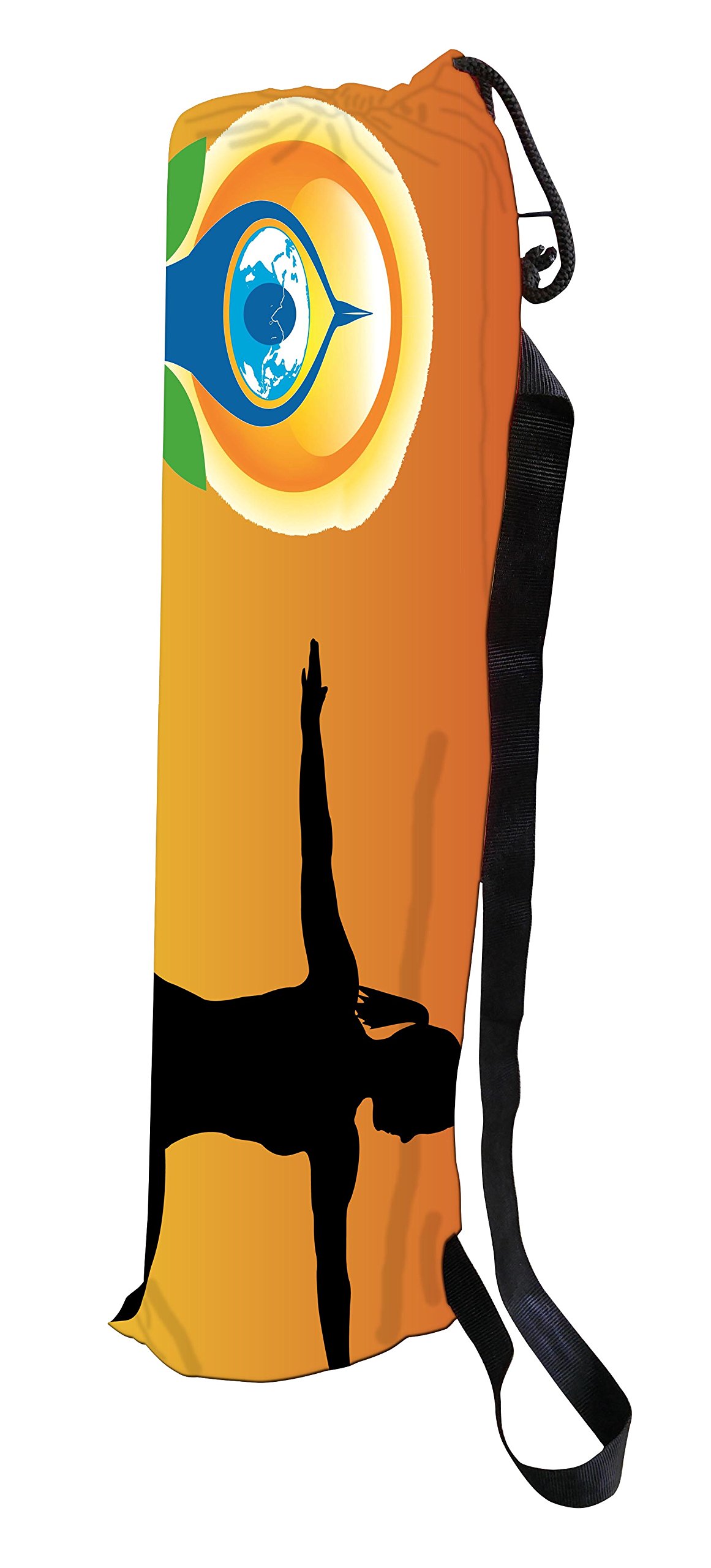 Active Elements Breathable Fabric & Printed Yoga mat Cover/Bag for 3 or 4 mm Standard Size. Yoga Cover Flat : 7 x 26 inch-image-7