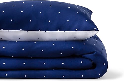 Miniatura 4 de LINENSPA - Edredón de microfibra hipoalergénico, con relleno sintético, para usar todo el año, tamaño individual XL, azul marino