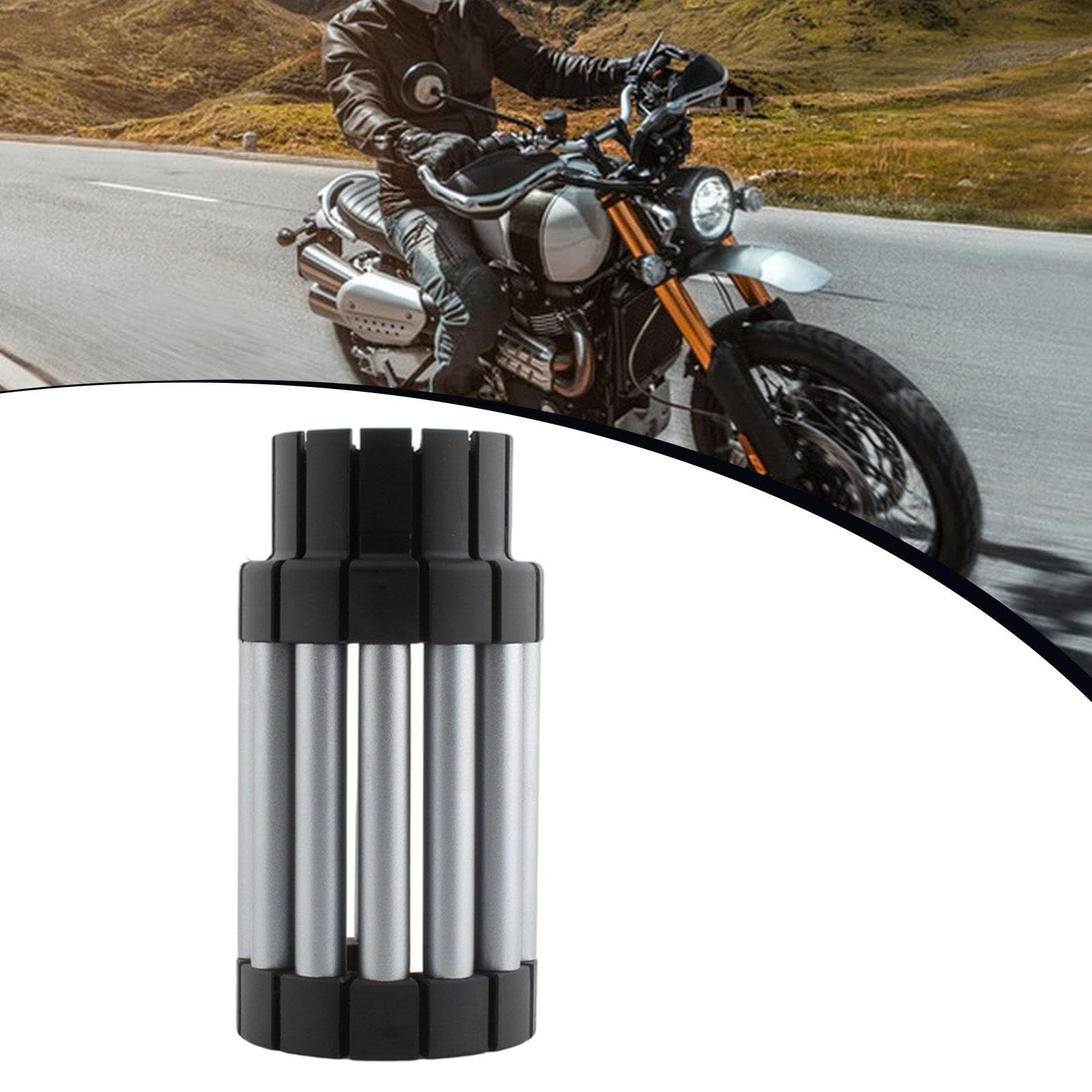 Fork Seal Driver Strumento Installazione Guida Olio Componenti Riparazione in Alluminio Lega Nylon Adatto per Manutenzione Garage, Grigio Argento