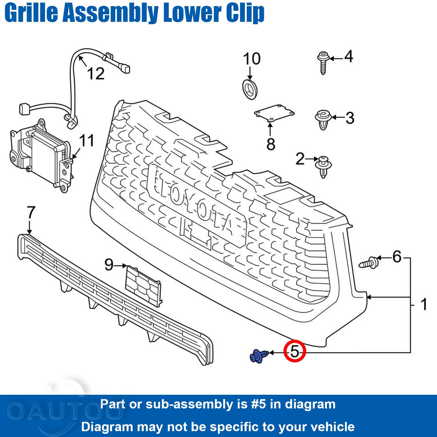 Amazon.com: OAUTOO 30pcs Rocker Panel & Scuff Plate Retainer Clip