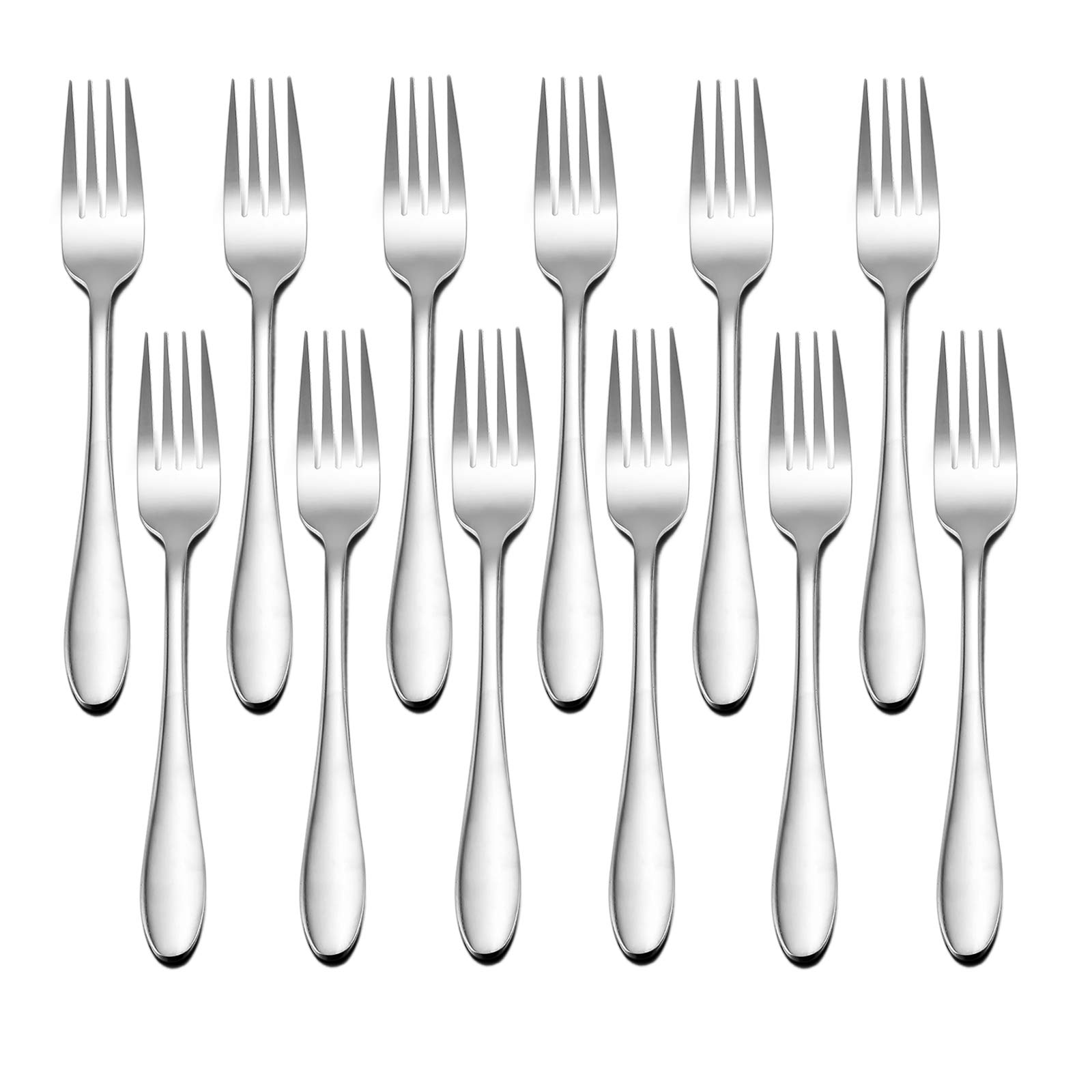 E-far Salad Forks Set of 12, Stainless Steel Small Appetizer Dessert Forks — Amazon image 8