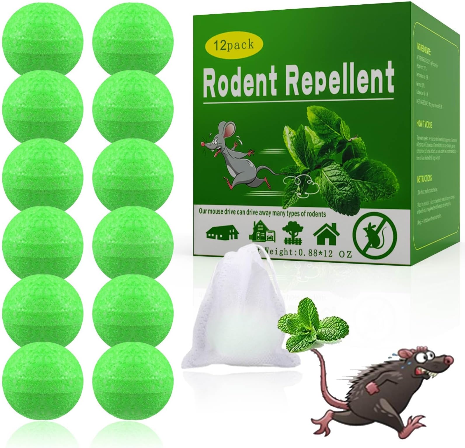 Fresh Cab Botanical Rodent Repellent Environmentally