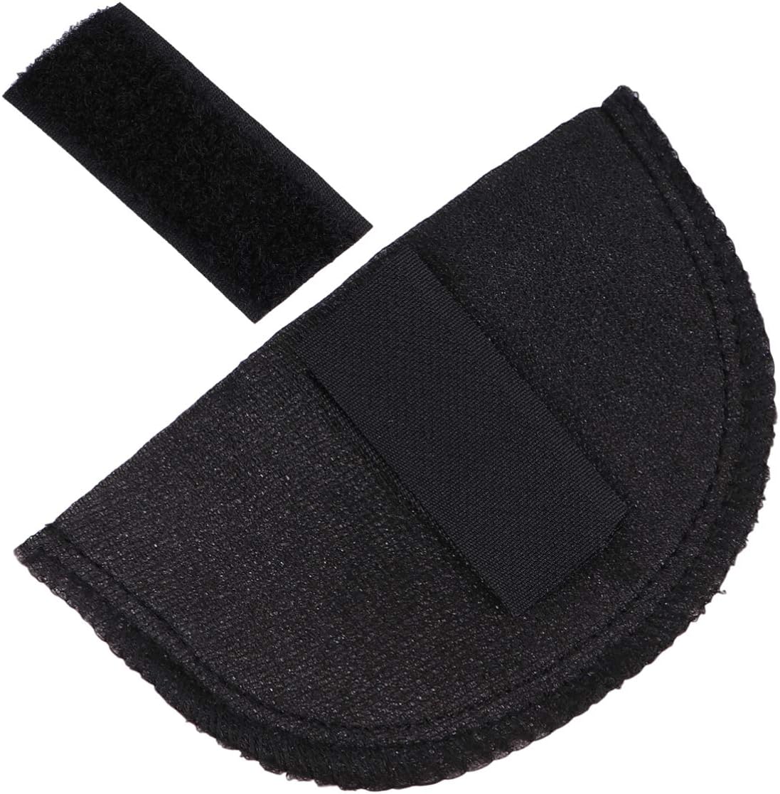 EXCEART Foam Shoulder Pads Sewing Shoulder Pads Soft Covered Set-in Shoulder Enhancer for Blazer Blouses T Shirt Clothes Black