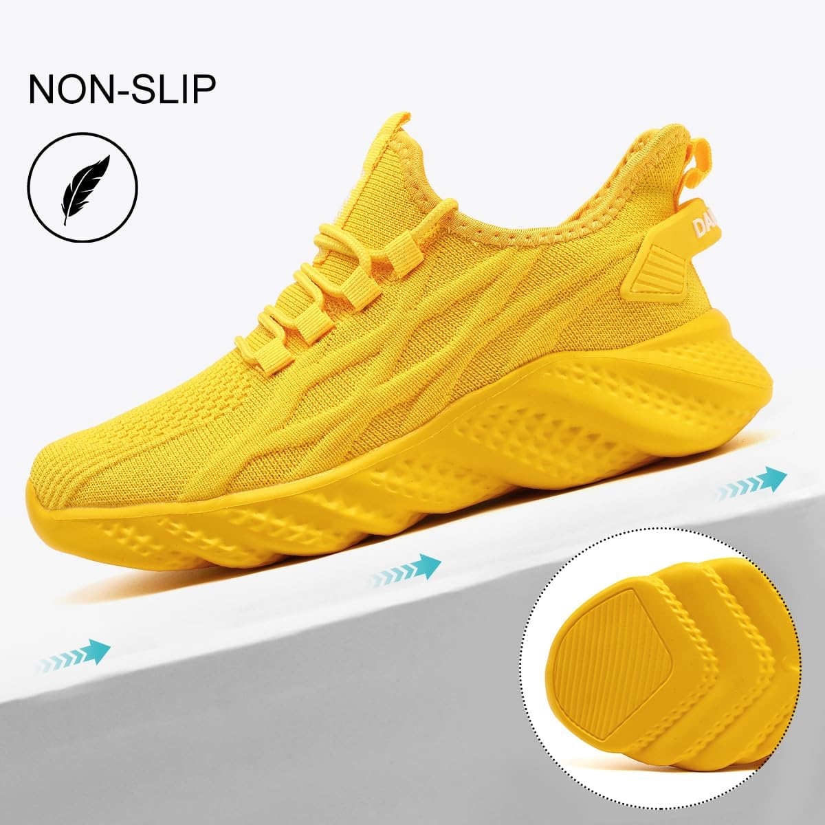 Men's Walking Running Shoes SneakersTennis Athletic Non Slip On Sports Fitness Casual Workout Lightweight Breathable Trainers Gym Fashion Mesh Soft Comfortable Shoes