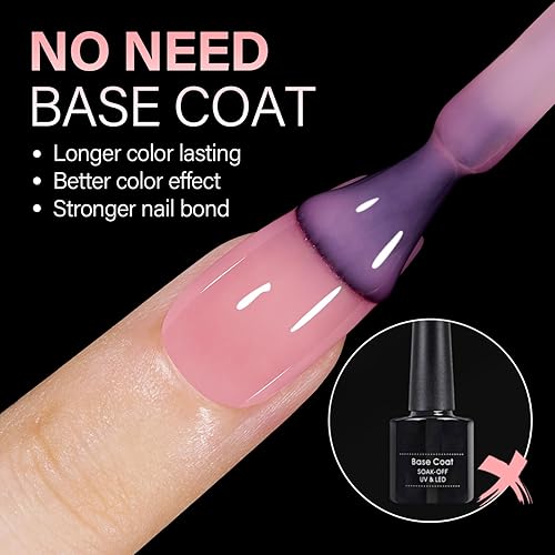 Vista 115 de AILLSA 450 puntas de uñas de gel extra cortas, puntas de uñas de gel de cobertura completa, punta de uñas postizas preliminadas a presión, 15