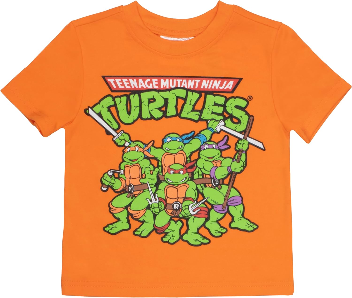 Nickelodeon Teenage Mutant Ninja Turtles Boys 3-Piece Pants Set - Short Sleeve Tee, Shorts, & Jogger TMNT 3-Pack Bundle Set - Image 3
