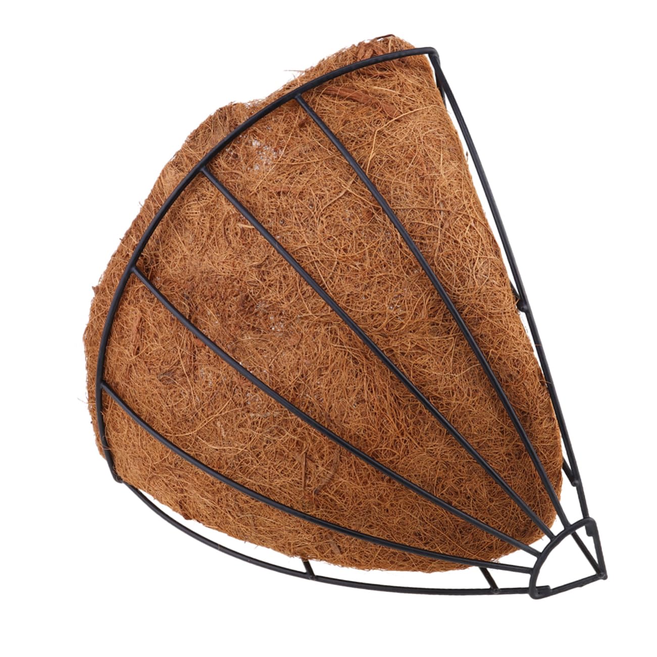 Panier Suspendu en Fer et Palmier Cocotier pour Plantes, Pot de Fleurs d'angle Facile à Accrocher, Gain de Place pour Décoration Maison et Hôtel