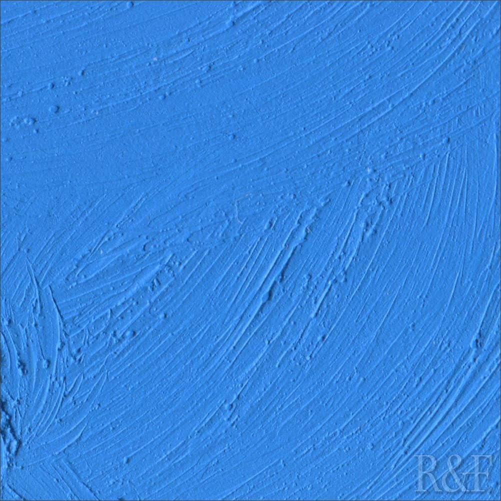 R&F Handmade Paints - Professional Oil Pigment Stick, Azure Blue, 188 ml