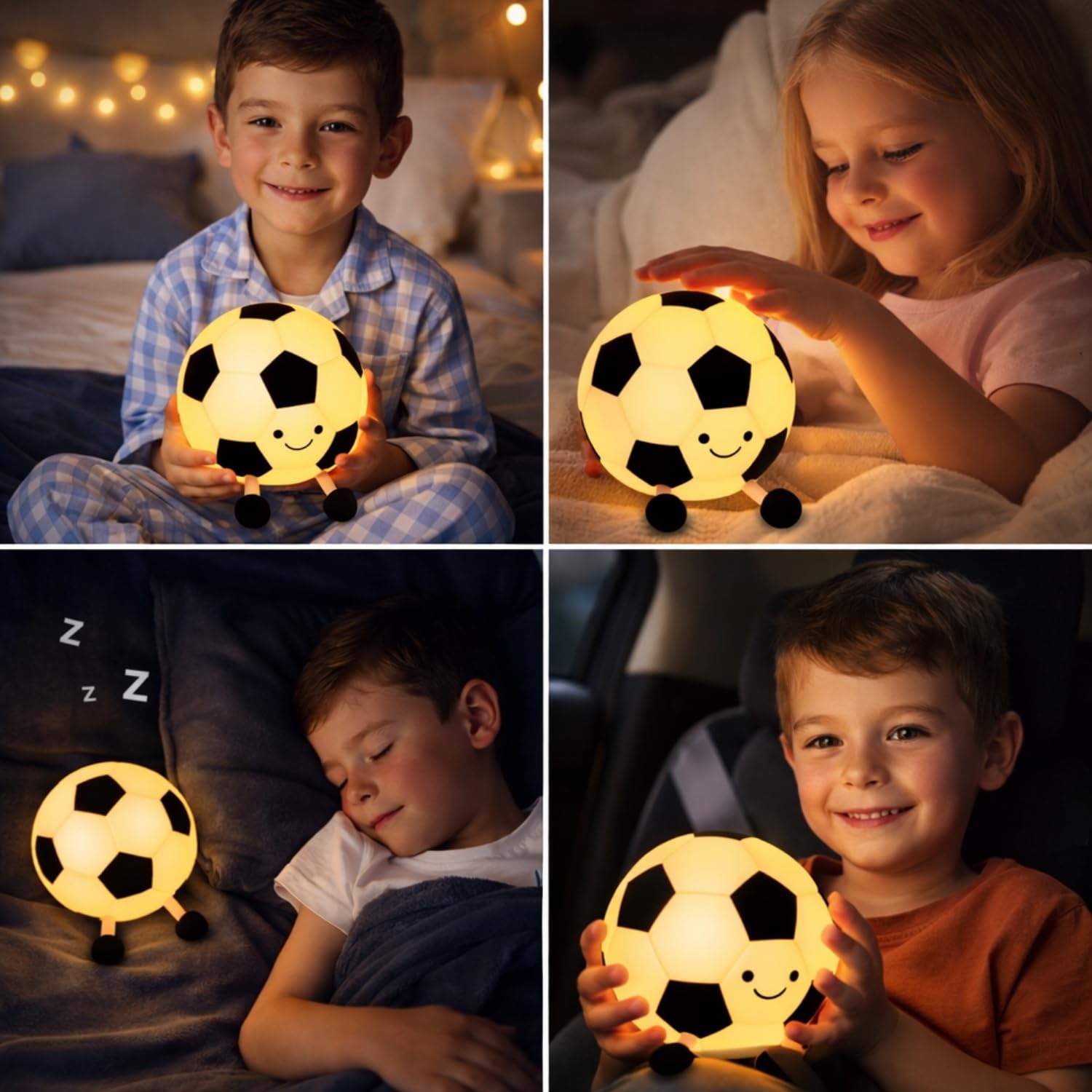 Light-Up Football Toy - 7 Colors, USB Rechargeable -8