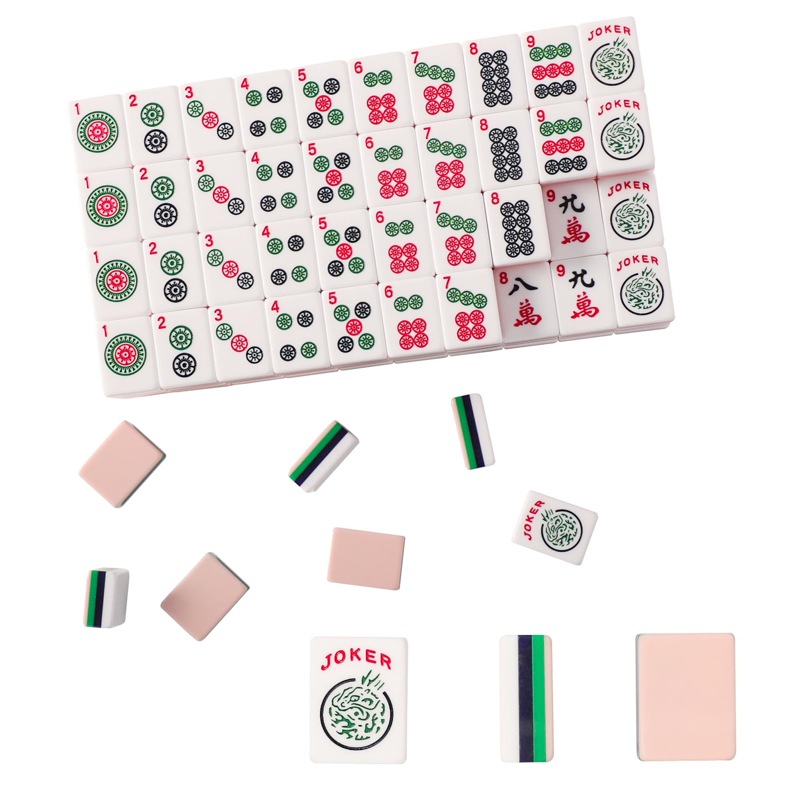 4 layer american mahjong tiles set with 166 quality acrylic tiles 1234 tiles only mahjongg game set