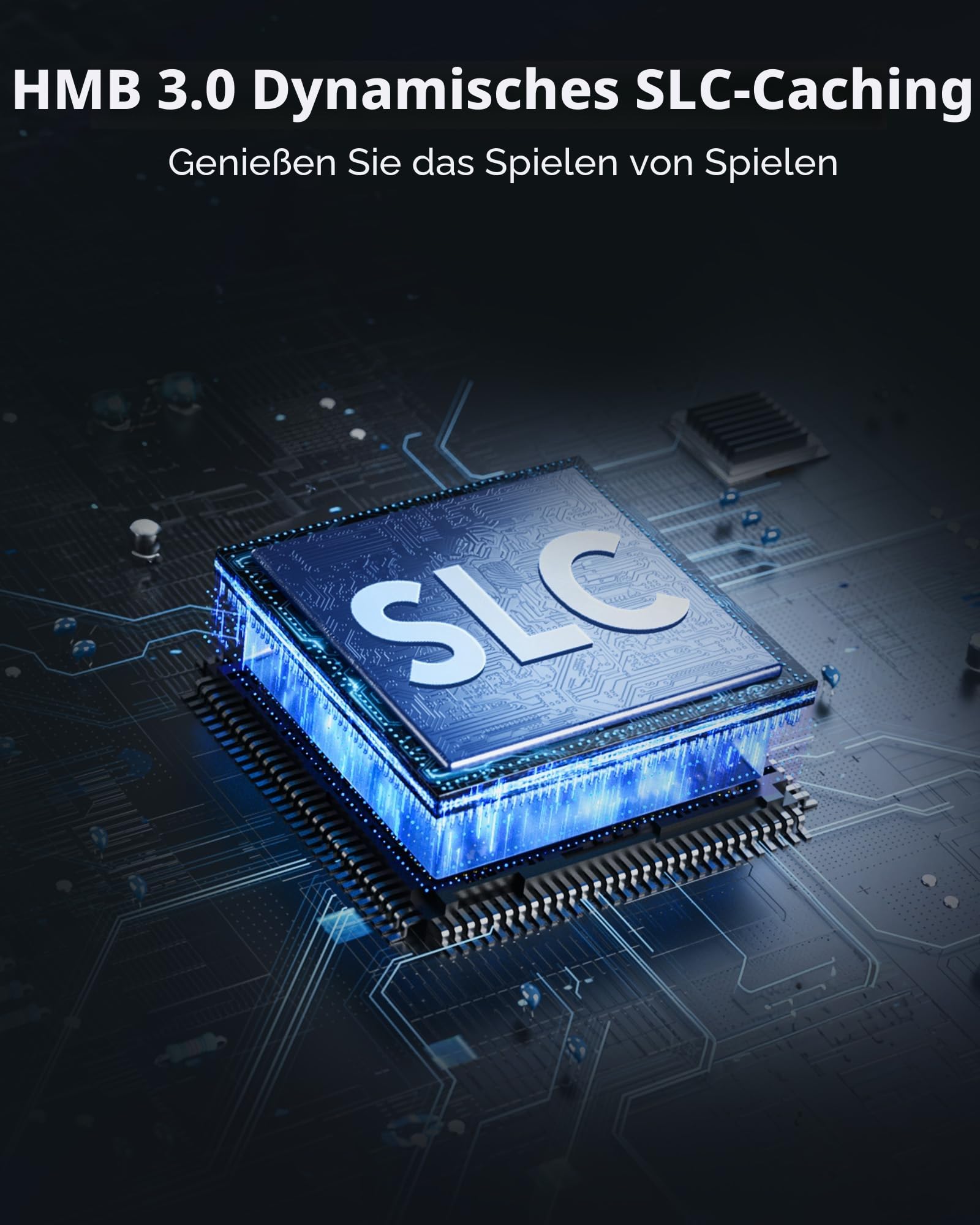 Lexar NM790 2TB SSD, PCIe Gen4x4 NVMe 1.4 M.2 2280 SSD, Bis zu 7 400MB/s Lesen, 6 500MB/s Schreiben, Solid-State-Laufwerk für PS5, PC, Laptop und Gamer