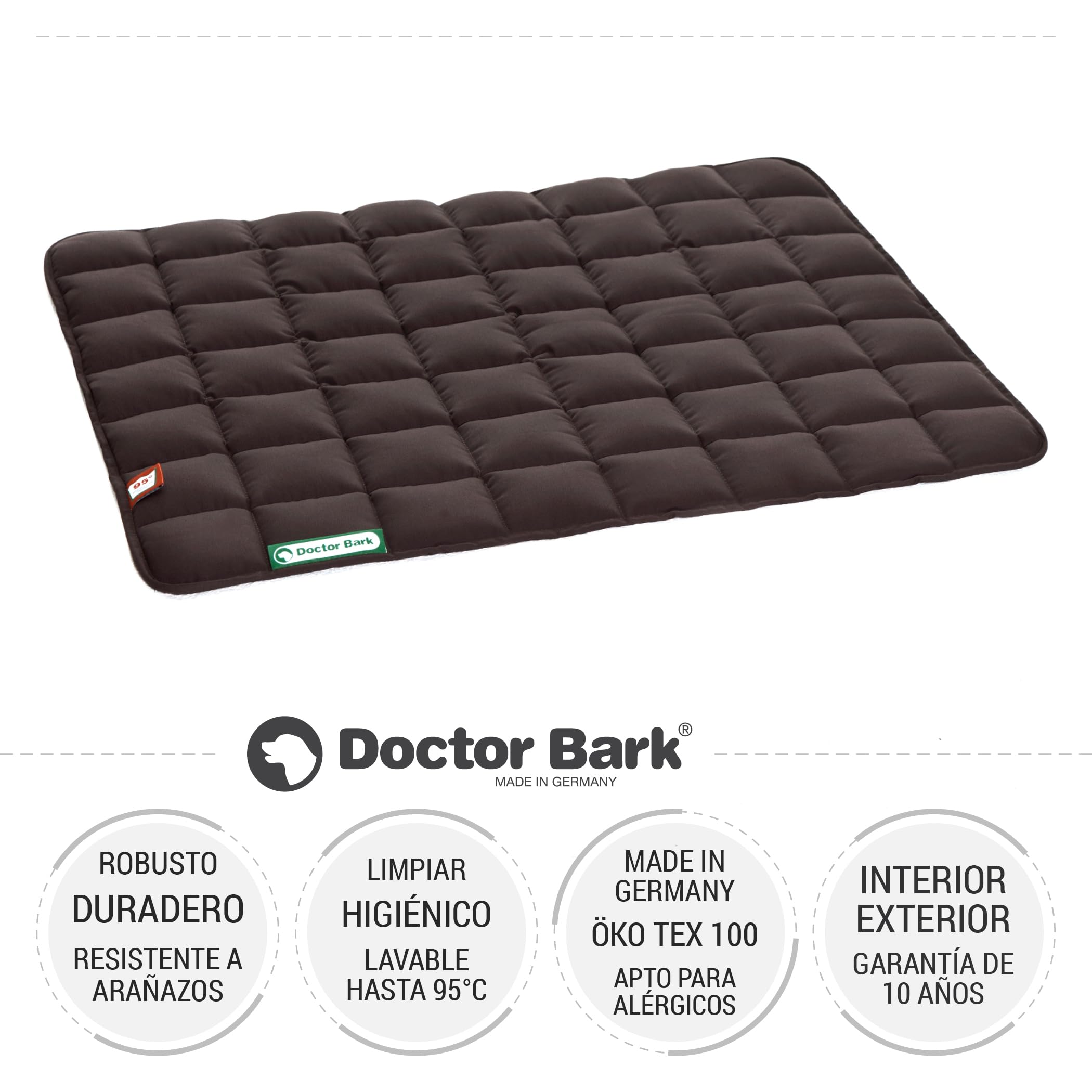 Doctor Bark Manta de Perros, Robusto, Lavable a 95 ° C - Disponible en Diferentes tamaños y Colores