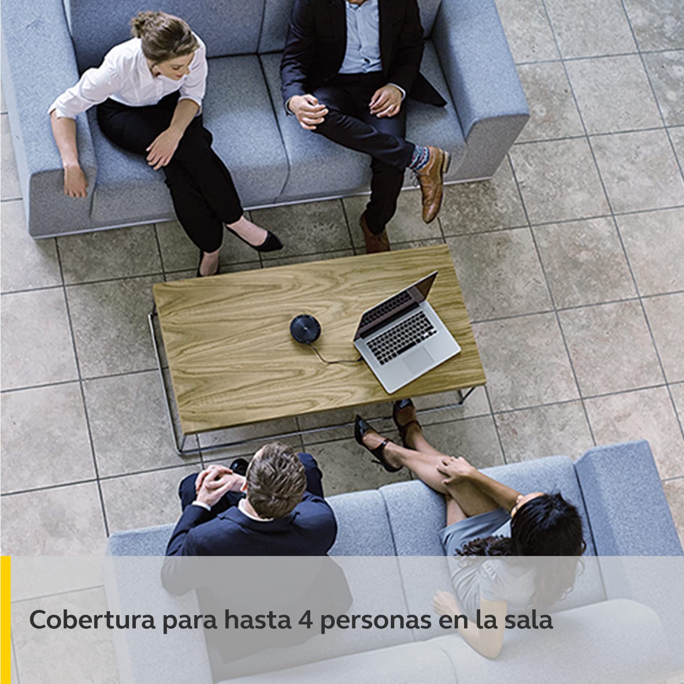 Jabra Altavoz Speak 510 - Bluetooth portátil, Altavoz de Conferencia - Se Conecta a computadoras portátiles, teléfonos Inteligentes y tabletas - Enchufe USB