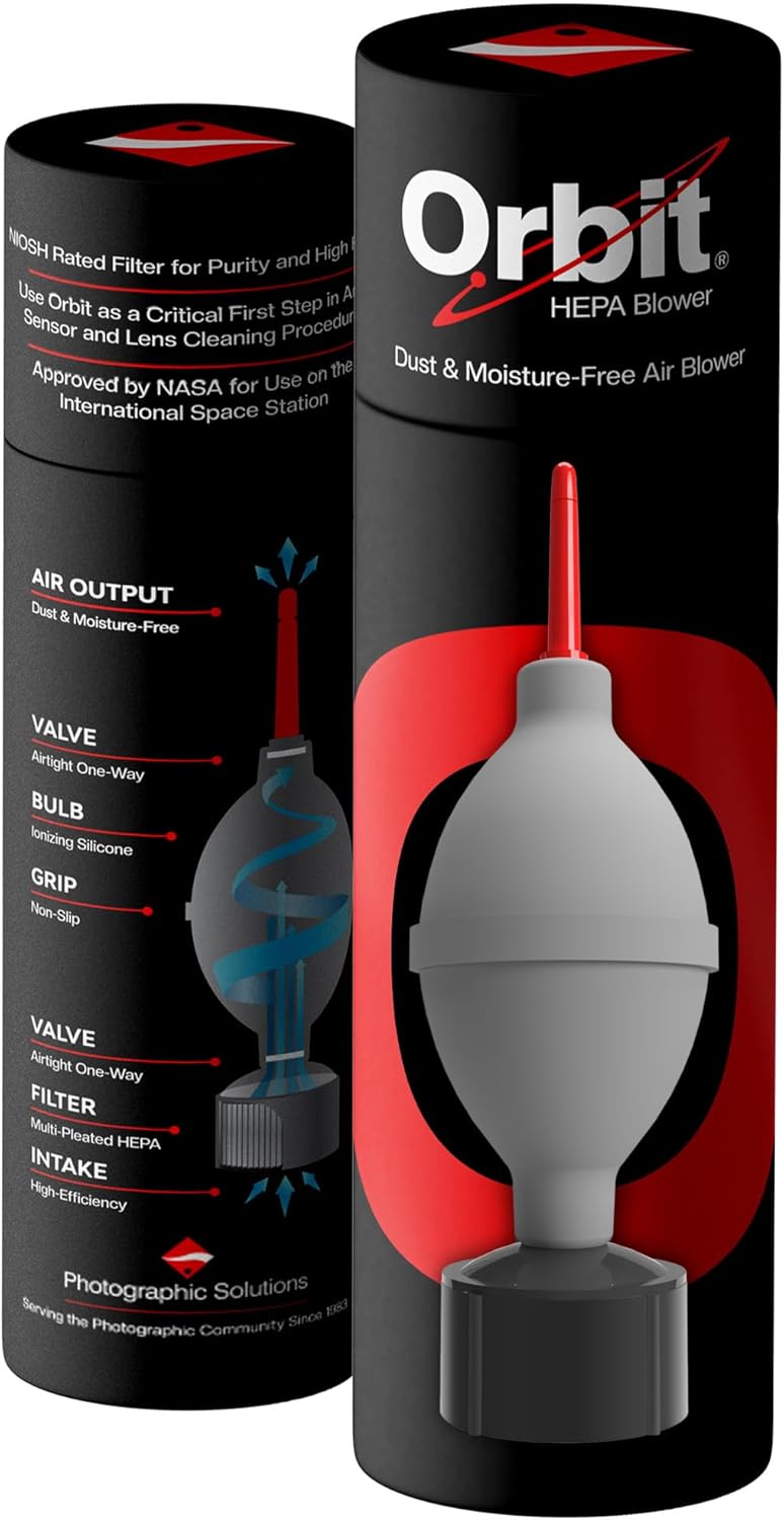Orbit Blower with HEPA Filter Air Blower Camera and Lens Cleaner