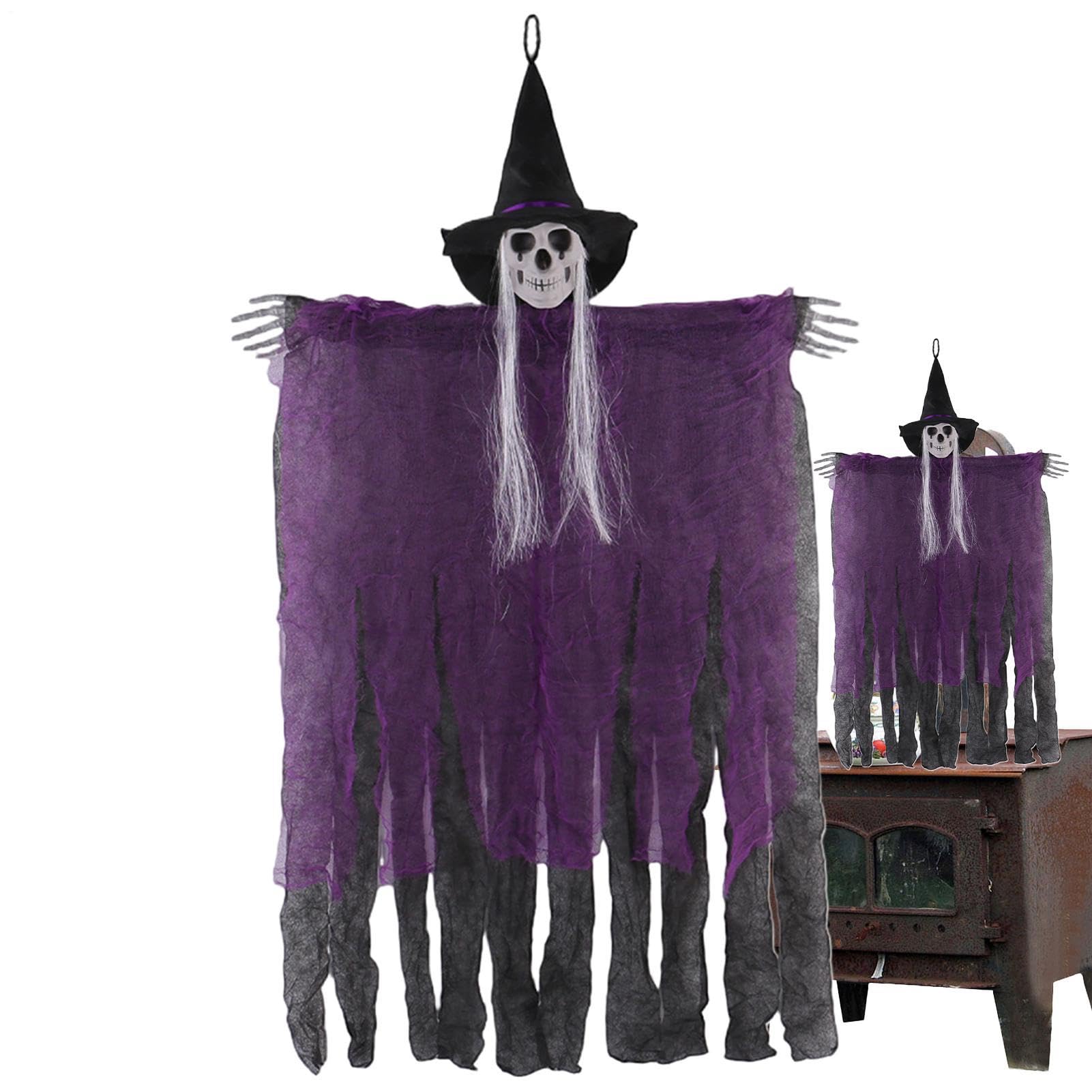 Calaveras de fantasma para decorar tu jardín esta noche de Halloween