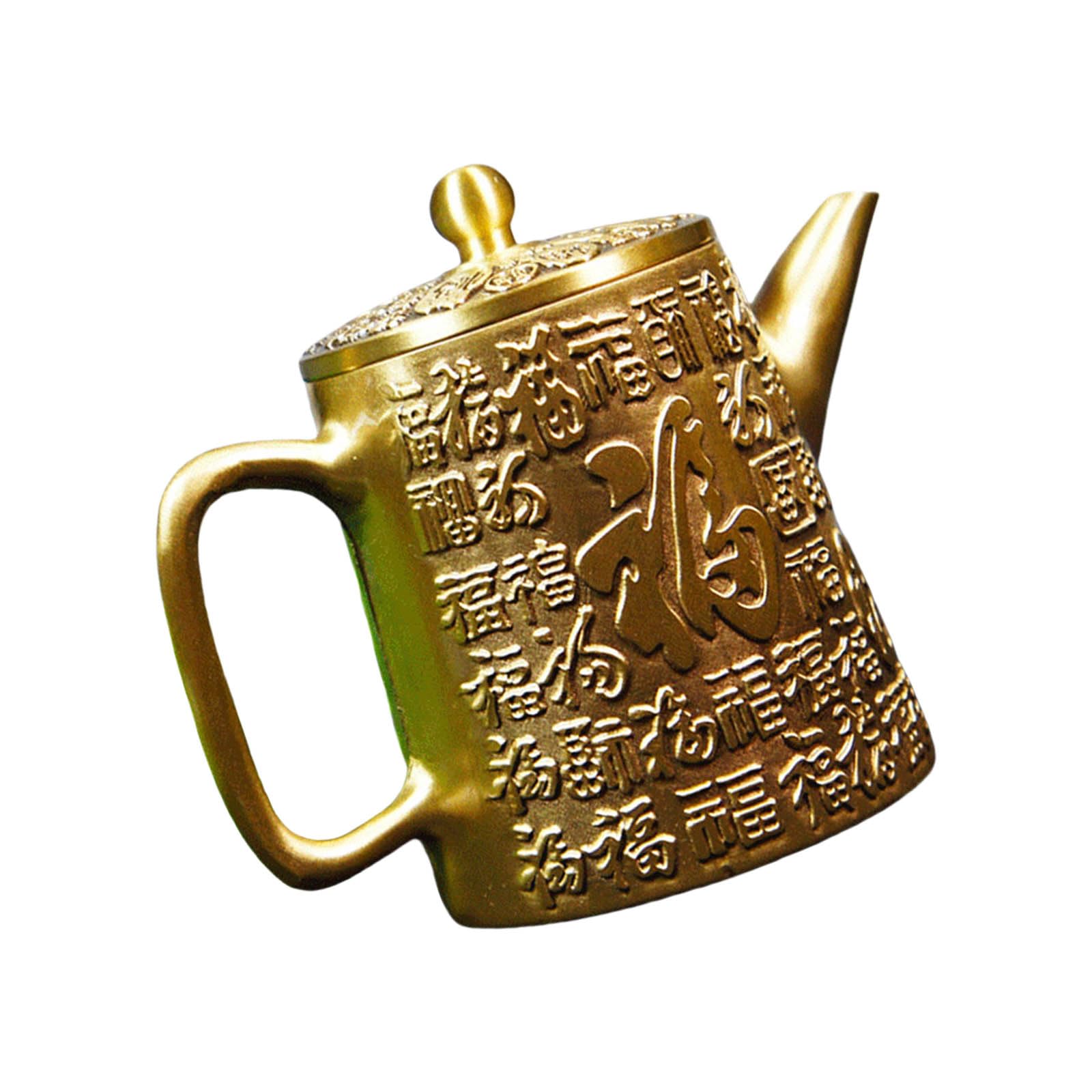 Kalttoy Type B Large Teas Kettles Cold Kettle Teas Container Water Pots Brass Texture Drinkware Bucket Serving Teapot For Any Occasion Multipurpose Beverage Pots