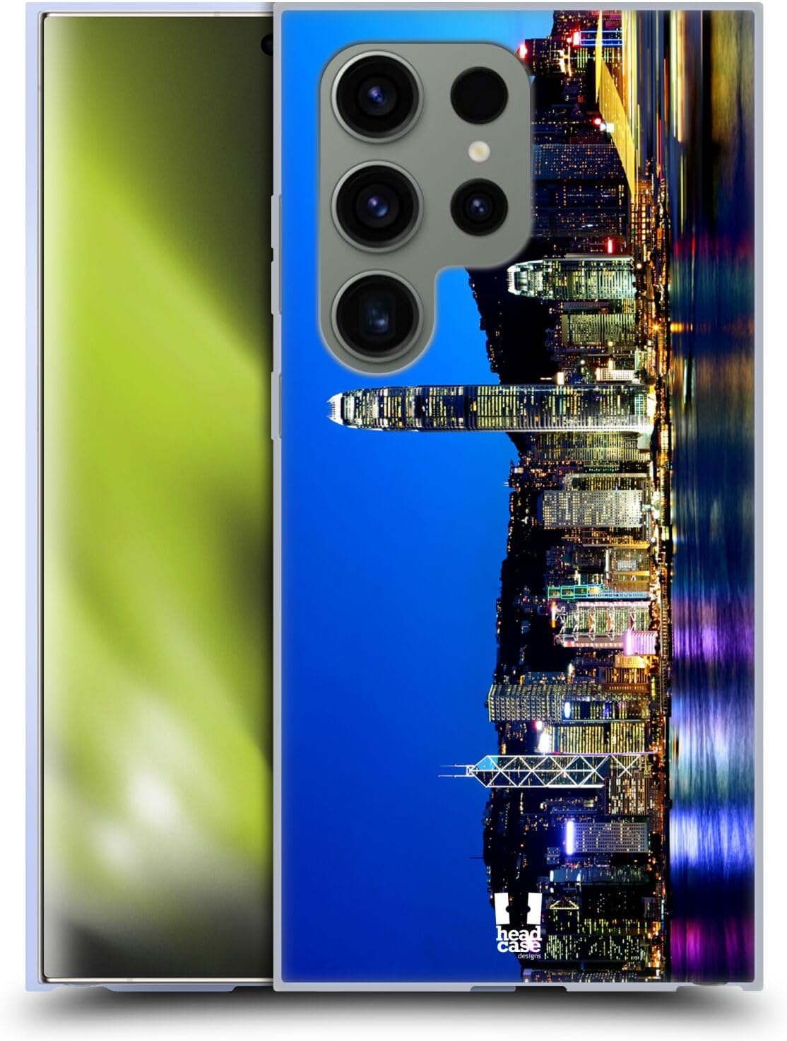 Head Case DesignsVictoria Harbour Hong Kong Best of Places Set 2 Soft Gel Case Compatible with Samsung Galaxy S24 Ultra 5G