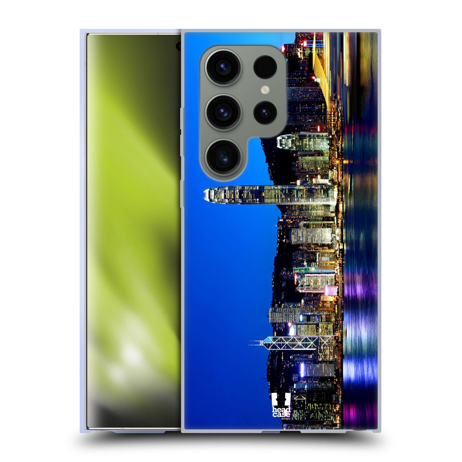 Head Case DesignsVictoria Harbour Hong Kong Best of Places Set 2 Soft Gel Case Compatible with Samsung Galaxy S24 Ultra 5G