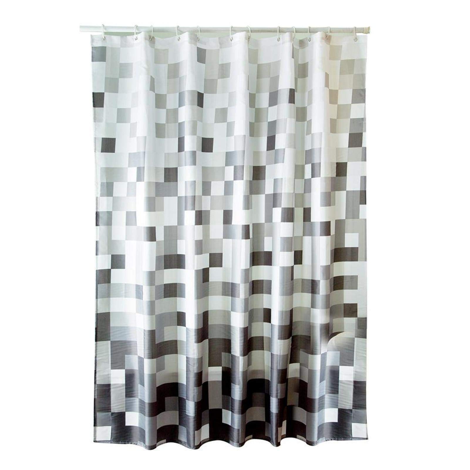 Shower Curtain Liner, Mildew-proo Mildew-proof Bathroom Curtain, Safe And Non-toxic Polyester for Kitchen(180 * 180CM)