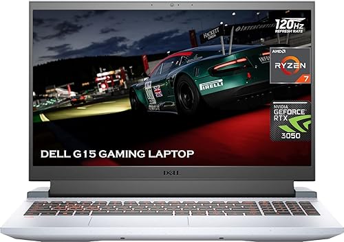 Dell Laptop para juegos G15, pantalla FHD de 15.6 pulgadas, procesador AMD Ryzen 7 5800H de 8 núcleos, GeForce RTX 3050 Ti, 64 GB de RAM, SSD de 2