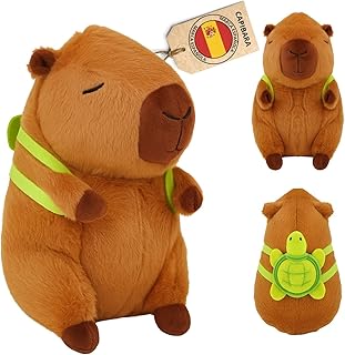 Comprar Peluche Capibara 25 cm | Capybara Kawaii Suave y Achuchable | Muñeco Capibara Peluche de Capibara Original y Tierno