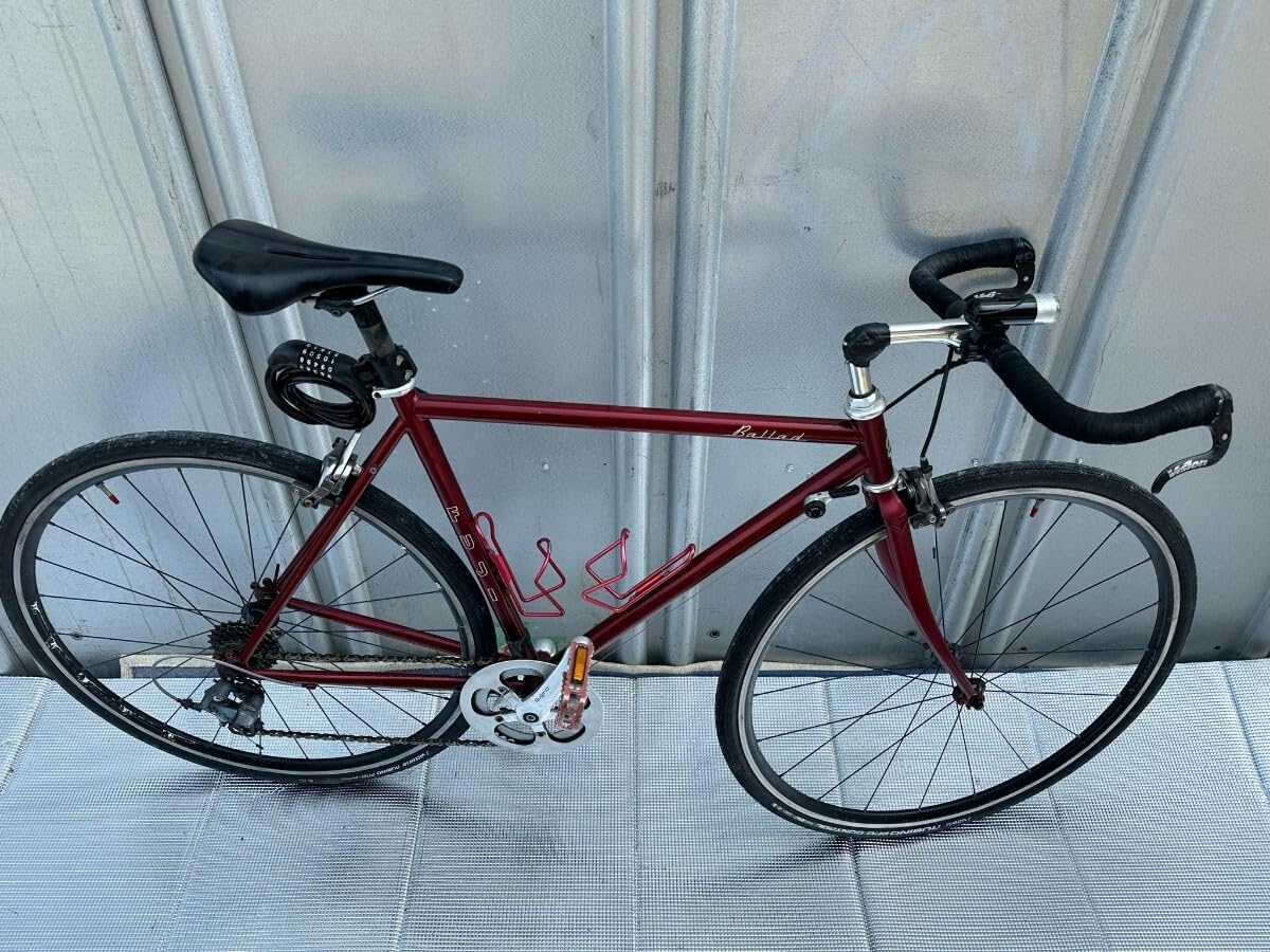 Amazon.co.jp: FUJI BALLAD Chromoly Bike Road Bike Red