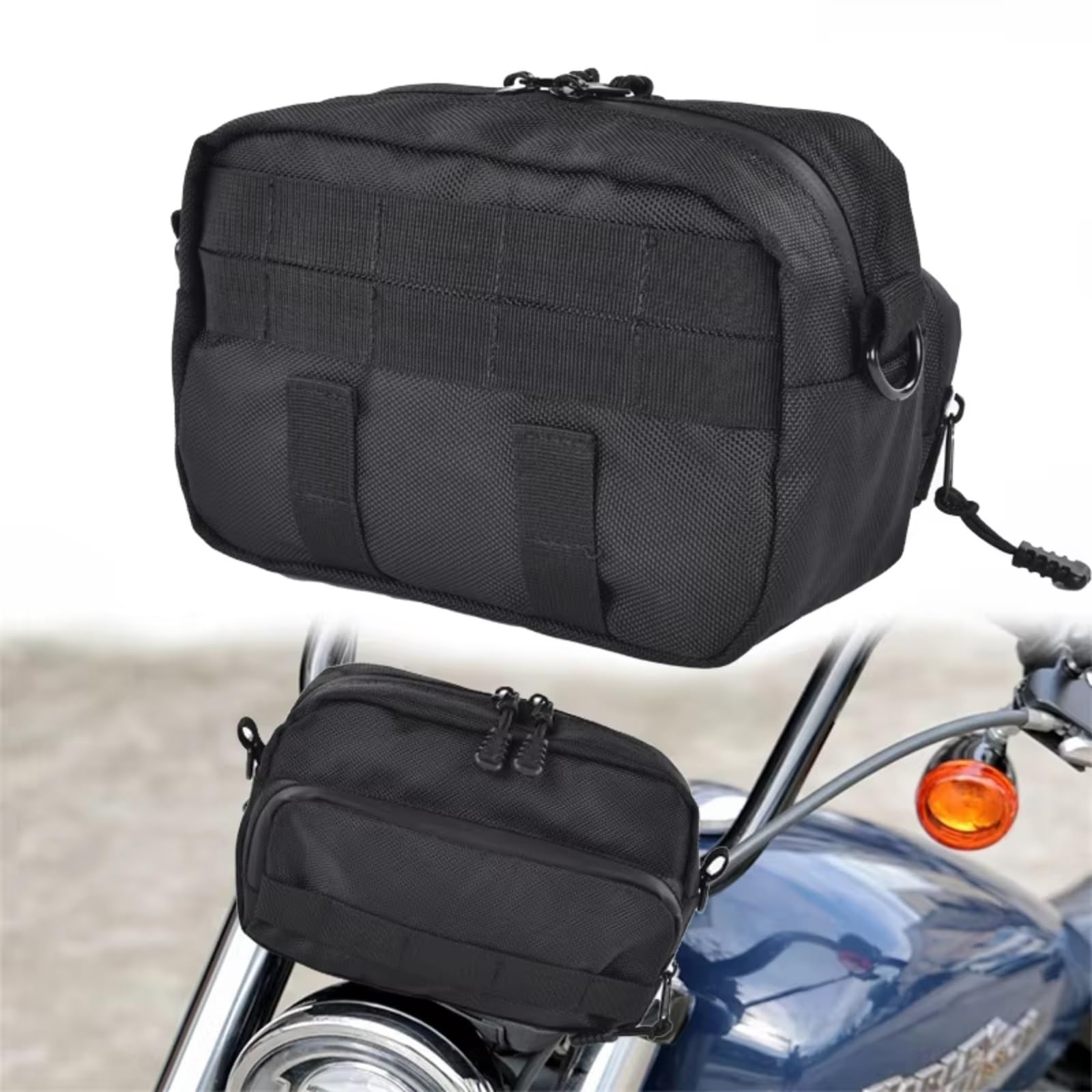 Compatibile Con CBR125R Per 150R Per 250R 300R 250RR 400 600F Borsa Manubrio Moto Forcella Anteriore Bicicletta Accessorio Di Stoccaggio Sacche Moto